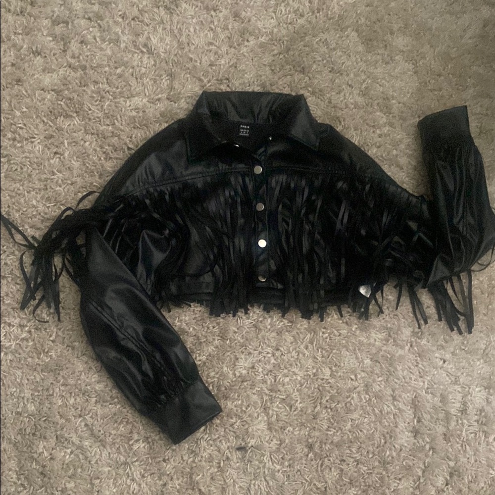 Fringe Black Jacket